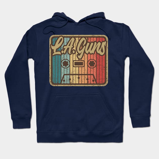 L.A. Guns Vintage Cassette Hoodie by penciltimes